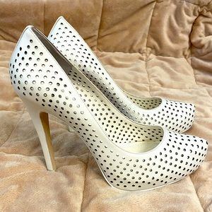 BCBG generation perforated high heels EUC!!